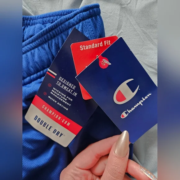🆕️MENS- Champion Blue Athletic Shorts - Picture 8 of 9